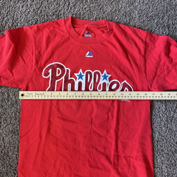 Philadelphia Phillies Shirt Adult Small Red MLB Baseball Darin Ruf - Picture 4 of 7